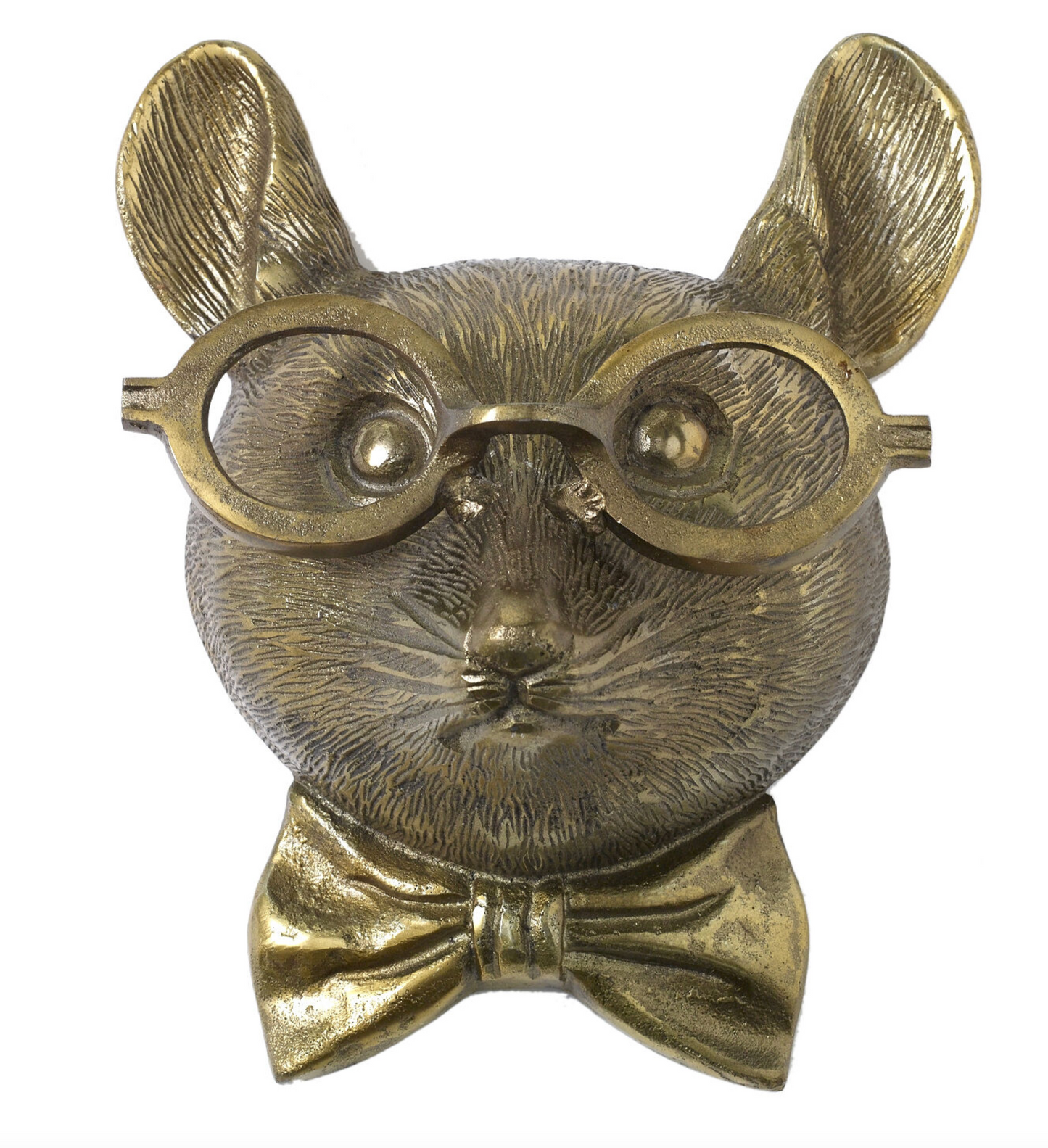 Eric and Eloise Collection - Louis the Little Mouse with Glasses Bronzed Wall Mount