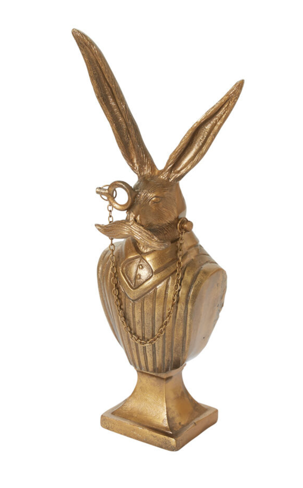 Eric and Eloise Collection - Eric the Mustached Hare Bust Table Mantel Decor